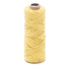 Gul linned voksvåd tråd - 20 g / 30 m - 