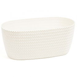 Kućište "Magnolia Jersey" dugo kućište - 38 cm - kremasto-bijelo - 