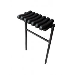 Temető, temető pad - bordázott, talajba szerelhető - együléses - szélesség: 50 cm - 