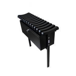 Bordás temető, temetőpad nagy ládával - Szélesség: 80 cm - 
