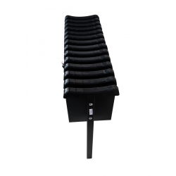 Bordás temető, temetőpad nagy ládával - Szélesség: 80 cm - 