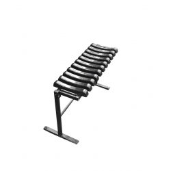 Önálló bordás temető, temető pad, szélesség: 72 cm - 