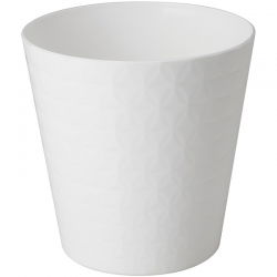 Vỏ nồi tròn "Diament petit" - 22 cm - trắng - 