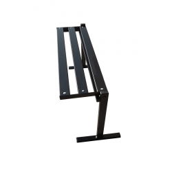 Temető, temető önálló pad egyenes sínekkel - szélesség: 72 cm - 