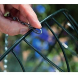 Lanț pentru coșuri de plante agățate 45 cm - zincat - 