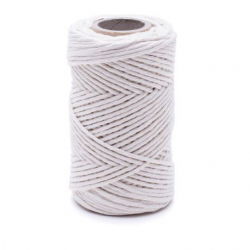 Guita de carnicero de algodón natural - 100 g / 70 m - 
