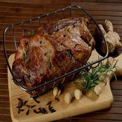 Cesta para asar carne: ideal para asar grandes trozos de carne - 