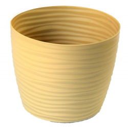 "Sahara petit" ümmargune taimepott - 13 cm - tee piimaga - 