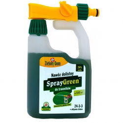 Listové trávníkové hnojivo v konvici k okamžitému použití - Zielony Dom® - 950 ml - 