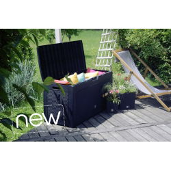 Taman, balkon atau teras dada - "Boxe Matuba" - 310 liter - abu-abu antrasit - 