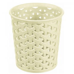 Giỏ tròn My Style màu trắng kem 1.6 lít - 