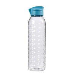 Waterfles, kolf "Dots" - 0,75 liter - blauw - 