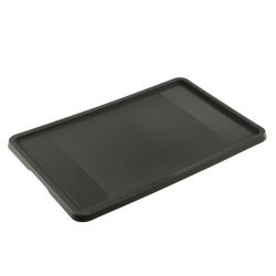 Tampa para o recipiente de armazenamento Eurobox com alças macias - 45 + 64 l - cinza grafite - 