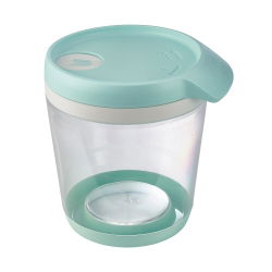 Taza "Bruni", recipiente con tapa dispensadora con cierre deslizante - 1,5 litros - verde sauce - 