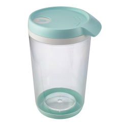 Tasse "Bruni", récipient avec couvercle distributeur coulissant - 2,5 litres - vert saule - 