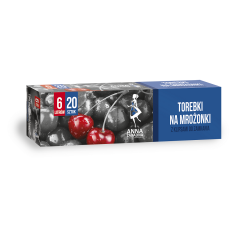 Sacos para congelador com travas de clipe - 6 litros - 20 unidades - 