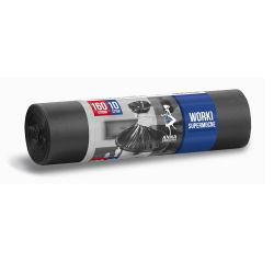 Zwarte vuilniszakken - EXTRASTRONG - 160 Liter - 10 stuks - LDPE - 