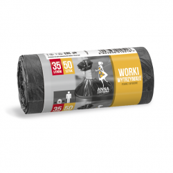 Črne vreče za smeti EXTRA DURABLE 35 litra - 50 kosov - HDLD - 