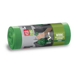 Recipientes de separação de resíduos verdes - VIDRO - 120 litros - 10 pcs - 