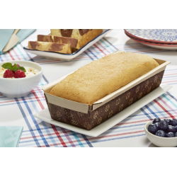 Matrita de tort dreptunghiular "Plumcake" - 21,6 x 9 x 3 cm - 5 buc - 