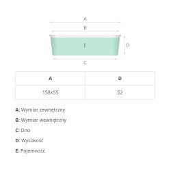 Rechteckige Papierkuchenform "Plumpy" - 15,8 x 5,5 x 5,2 cm - braun mit Aufdruck - 20 Stk - 