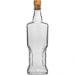 Bufféflaska med kork - 500 ml - 