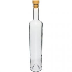 Marina flaska med kork - vit - 500 ml - 