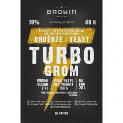 Tislaajan hiiva Turbo - Grom (Thunder) 48 h - 120 g - 