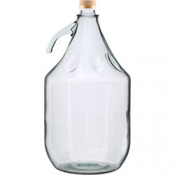 Carboy / demijohn "Dama" s víkem - 5 litrů - 