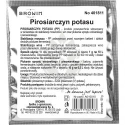 Kalio metabisulfitas - misai ir vynui stabilizuoti - 100 g - 