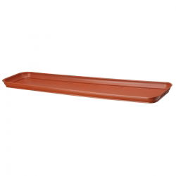 Balkon kutija "Venera" s tanjurom - 60 cm - boja terakote - 