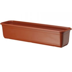 Balkon kutija "Venera" s tanjurom - 60 cm - boja terakote - 