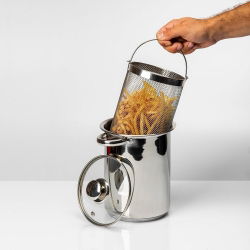 Többfunkciós edény gőzös betéttel - 4 liter - 