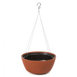 Cây treo tròn "Jersey" - 24 cm - màu đỏ gạch - 