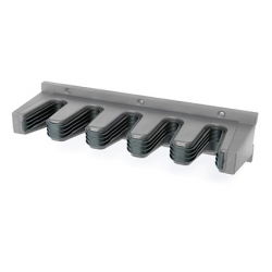 Portautensili multiporta per 5 utensili - grigio pietra - 