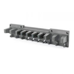 Portautensili multiporta per 9 utensili - grigio pietra - 