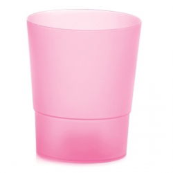 Ghiveci cu flori de orhidee - Coubi DSTO - 12,5 cm - Roz mat - 