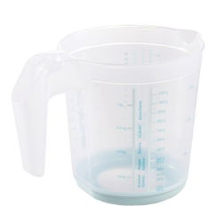 Mätkopp med halkfri bas - Massimo - 1 liter - pilgrön - 