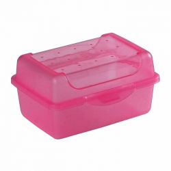 Recipiente para comida, lancheira "Luca" - 0,35 litro - rosa fresco - 