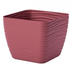 Kućište četvrtastog lonca "Sahara petit" - 23 cm - marsala - 