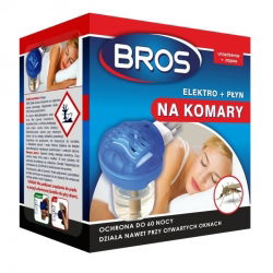 Bros-60日間プラグイン電気蚊取り剤+液体 - 