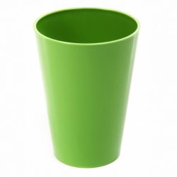 Okrugli cvjetni lonac, visok - Lilia - 12,5 cm - svijetlozelena - 