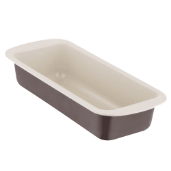 Teglia antiaderente, teglia per plumcake - cafe creme / beige - 31 x 14 cm - per dolci, torte di frutta e pane - 