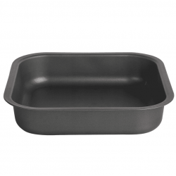 Bakplaat met antiaanbaklaag - grijs - 26 x 26 cm - bij uitstek geschikt voor het bakken van taarten - 