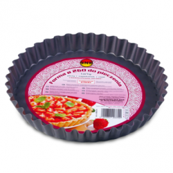 Non-stick grå tærte og pizza bageplade - ø26 cm - 