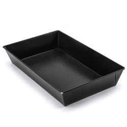 Sort bageform med en non-stick overflade - 39 x 23,5 cm - ideel til bagning af kager - 