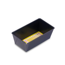 Zwarte bakvorm, cakevorm, met antiaanbaklaag - 25 x 11 cm - voor het bakken van paté, fruitcake en brood - 