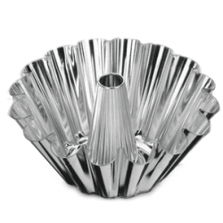 Ronde buis van gegalvaniseerd plaatstaal, chiffon cakevorm - ø 16 cm - ideaal voor engelentaart - 