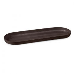 Boîte de balcon soucoupe / plateau - 50 cm - brun moka - 