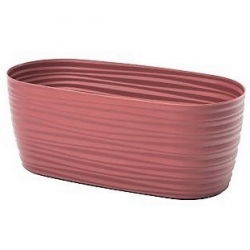 "Sahara pequeño" long plant puede casing - 27 x 13 cm - marsala - 